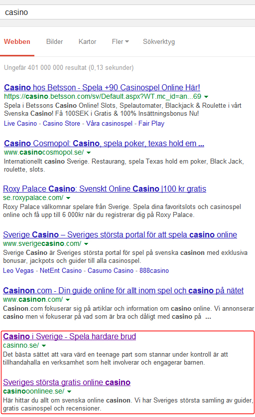 casino-serp